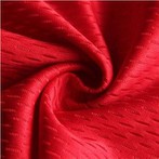 Glansandi pólýester prjónað efni